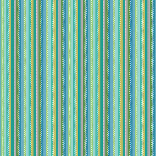 Sew Bloom - Stitch Stripe - Turquoise