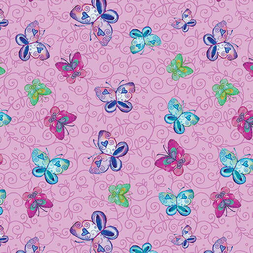 Sunshine Cats - Butterfly Song - Light Plum