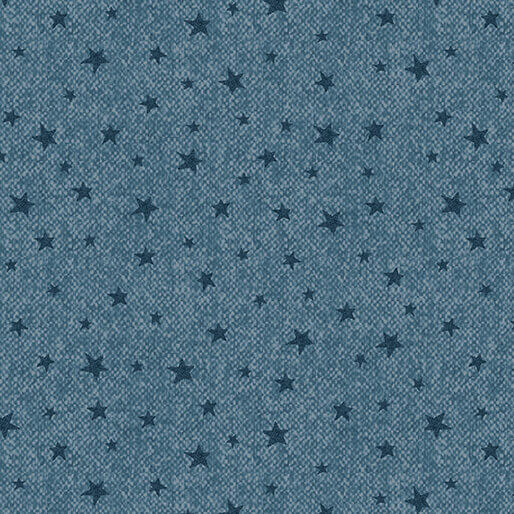 Winter Forest - Wooly Stars - Blue
