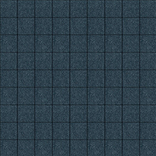 Winter Forest - Tweed Window Pane - Dark Blue