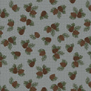 Winter Forest - Wooly Pine Cone - Grey