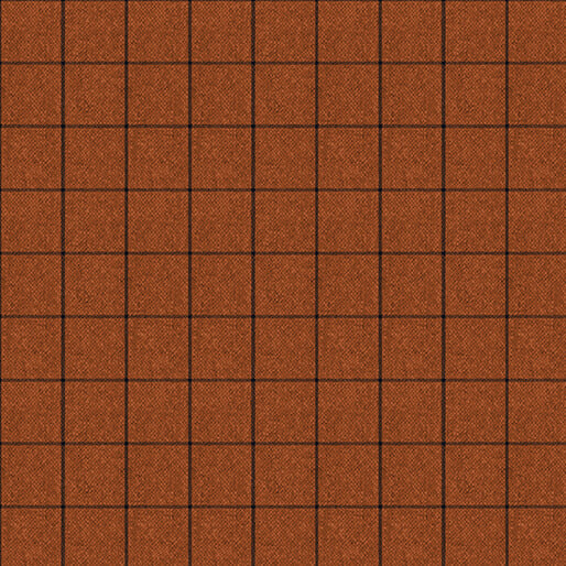 Winter Forest - Tweed Window Pane - Russett