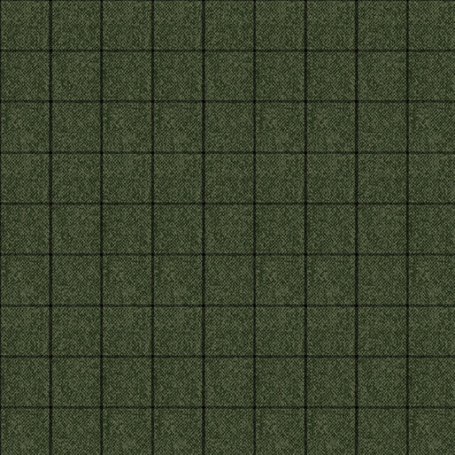 Winter Forest - Tweed Window Pane - Dark Green