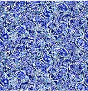 Blueprints - Paisleys - Royal