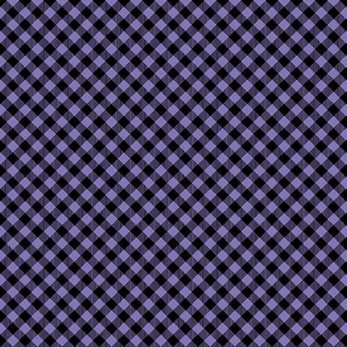 Chelsea's Checks - Small Bias Check - Purple/Black