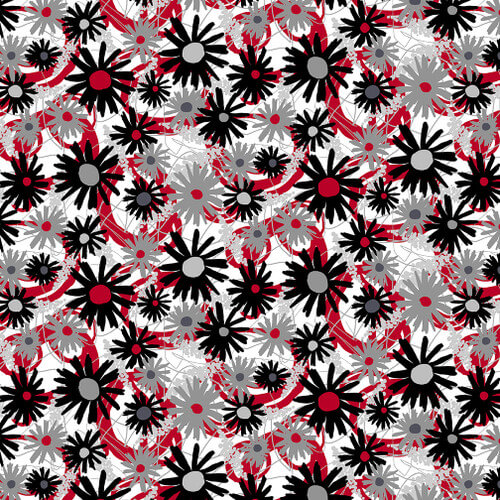 Crimson Garden - Fancy Daisies