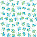Daisy Up - Butterfly Swirl - Turquoise