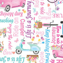 Enjoy the Ride - Ride on Words - White