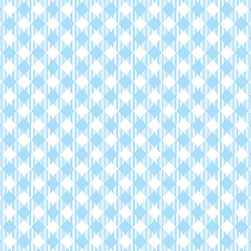 Enjoy the Ride - Gingham Plaid - Blue