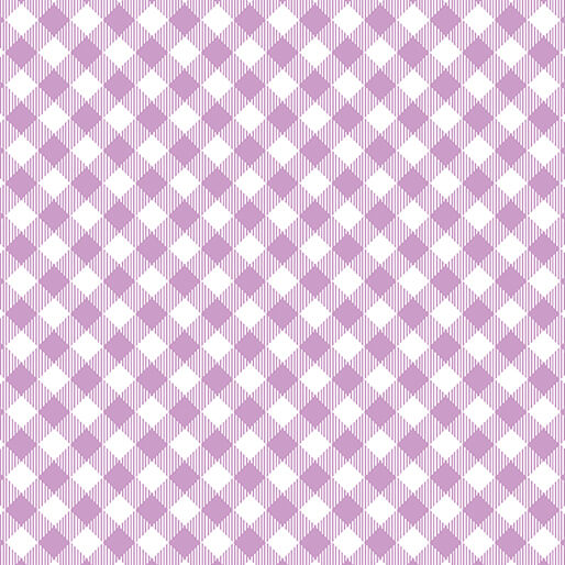 Enjoy the Ride - Gingham Plaid - Purple