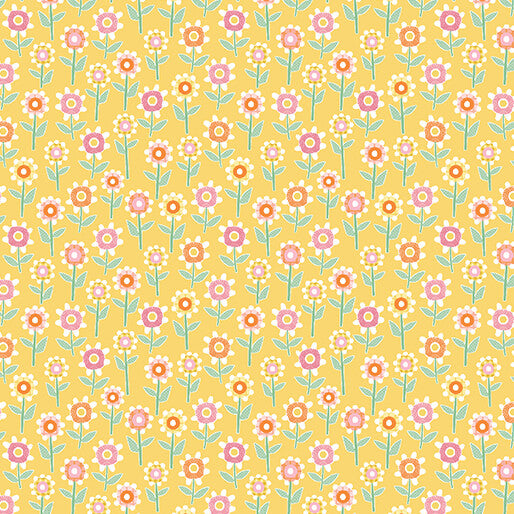 Happy Heart - Daisy Field - Yellow