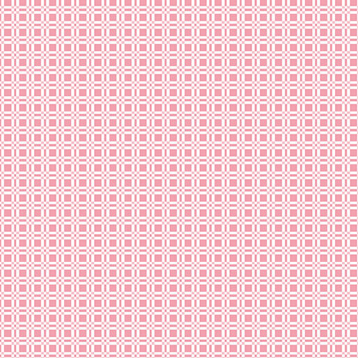 Happy Heart - Grid - Pink