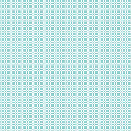 Happy Heart - Grid - Turquoise