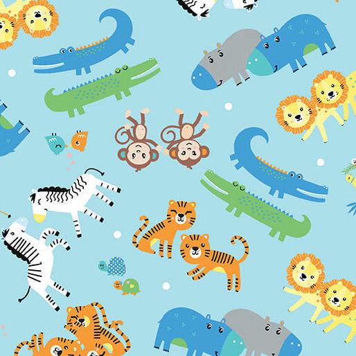 Noah's Journey - Two by Two Animals - Aqua