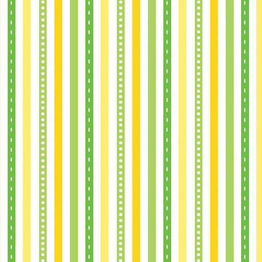 Noah's Journey - Rainbow Stripe - Yellow/Green
