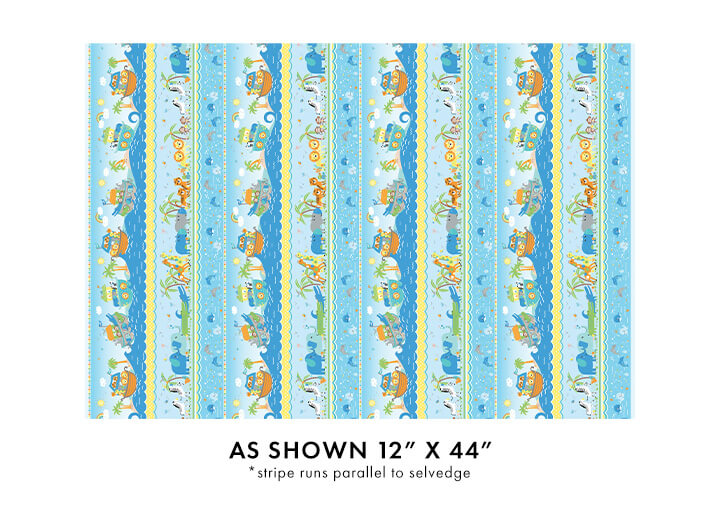 Noah's Journey - Border Stripe (12"x44")
