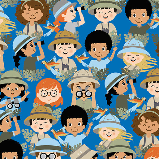 Safari Adventure - Safari Friends - Royal Blue