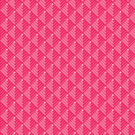 Serenity - Modern Log Cabin - Coral