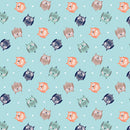 Cozy Forest Comfort Flannel - Cozy Owls - Sky Blue
