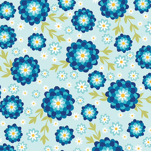 Blossom Hollow - Flowerbed - Aqua