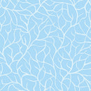 Flora & Fauna: Midnight - Branches - Sky Blue