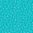 Flora & Fauna: Midnight - Leaves - Turquoise