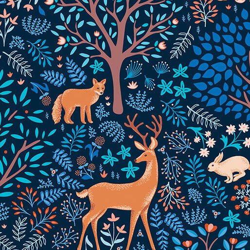 Flora & Fauna: Midnight - Feature - Sapphire