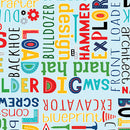 Little Builder - Construction Words - Blue