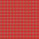 Meowy Christmas - Painted Plaid - Red