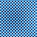 Winter Farm House Plaid - Farmhouse Gingham - Blue