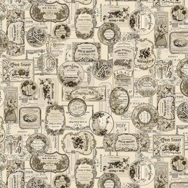 Vintage Perfumery - Cologne Labels - Linen
