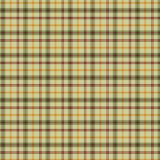 Harvest Gathering - Gathering Plaid - Light Green
