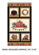 Harvest Gathering - Wheat - Panel (24" x 43")