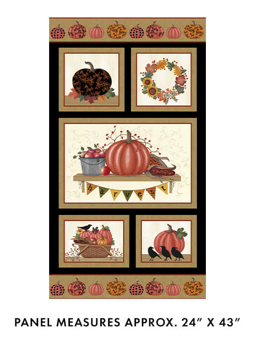 Harvest Gathering - Wheat - Panel (24" x 43")