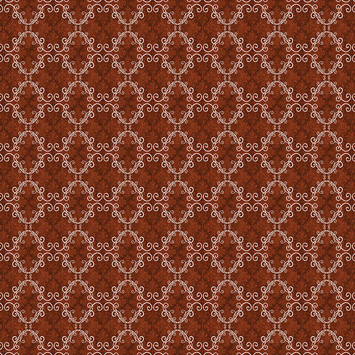 Harvest Gathering - Medallion Geo - Claret