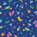 Love Grows Here - Love To Garden - Blue