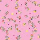 Love Grows Here - Floral Trellis - Pink