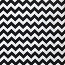 Half Inch Chevron Poly Cotton Fabric