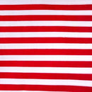 Half Inch Stripe Print Poly Cotton Fabric