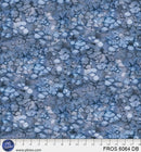 Dark Blue Frost FROS-6064-DB Cotton 44/45 Fabric Per Yard