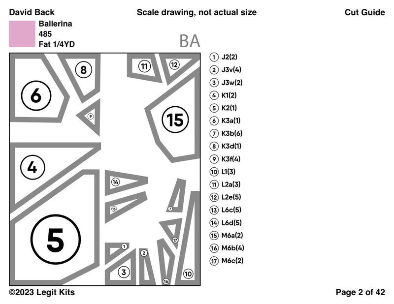 David Back Quilt Kit