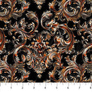 Decorative Stripe Halloween 44"/45" Cotton Fabric Per Yard