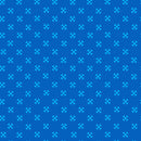 Deep Blue Spaced Out Colorblock Party 43/44" Cotton Fabric Per Yard