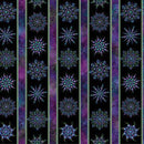 Black On Dragonfly Wings Stripe Cotton 44"/45" Fabric Per Yard