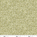 Dusty Green Daisy Layla 44"/45" Cotton Fabric per Yard