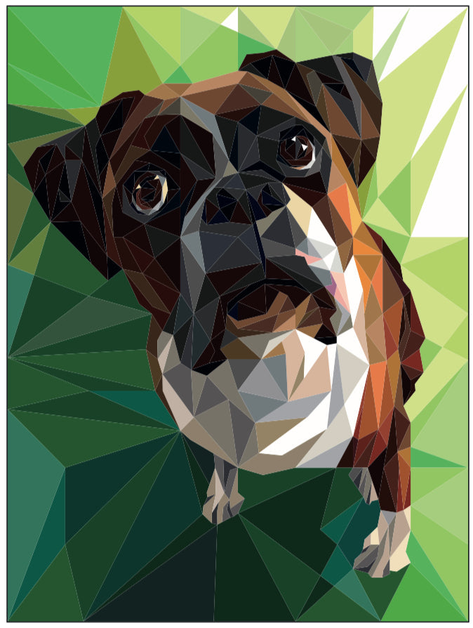 Margot the Boxer Quilt Kit