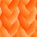 Echo Braid Orange Cotton 44" / 45" Fabric per yard