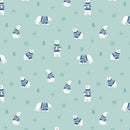Flannel Northern Lights Polar Bears Glacier