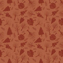 Flannel Into the Woods Trees Rust