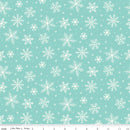 Snowflakes Aqua - The North Pole